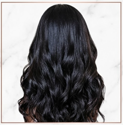 Rich dark brunette hair colour