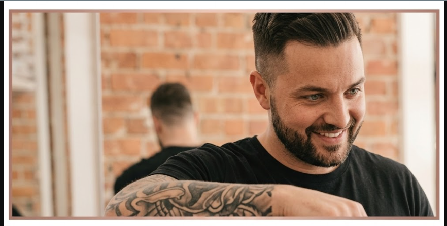 Two stylists working together on a client